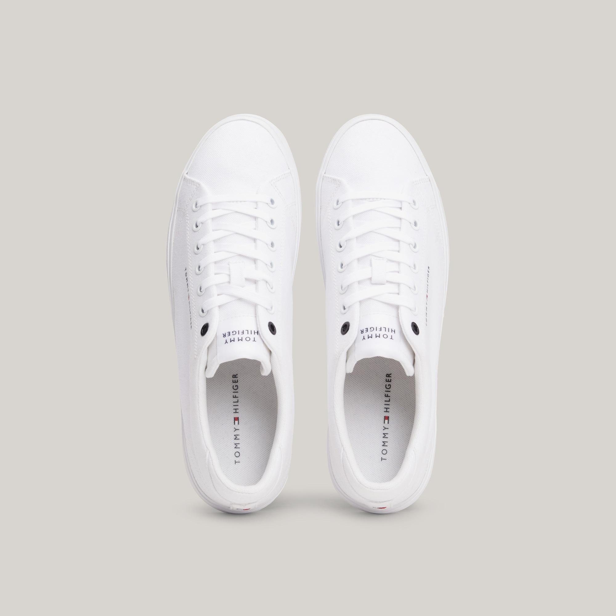 Tommy Hilfiger Vulcing Low Erkek Beyaz Sneaker