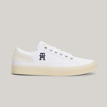  Tommy Hilfiger Vulcingeet Low Mix Erkek Beyaz Sneaker