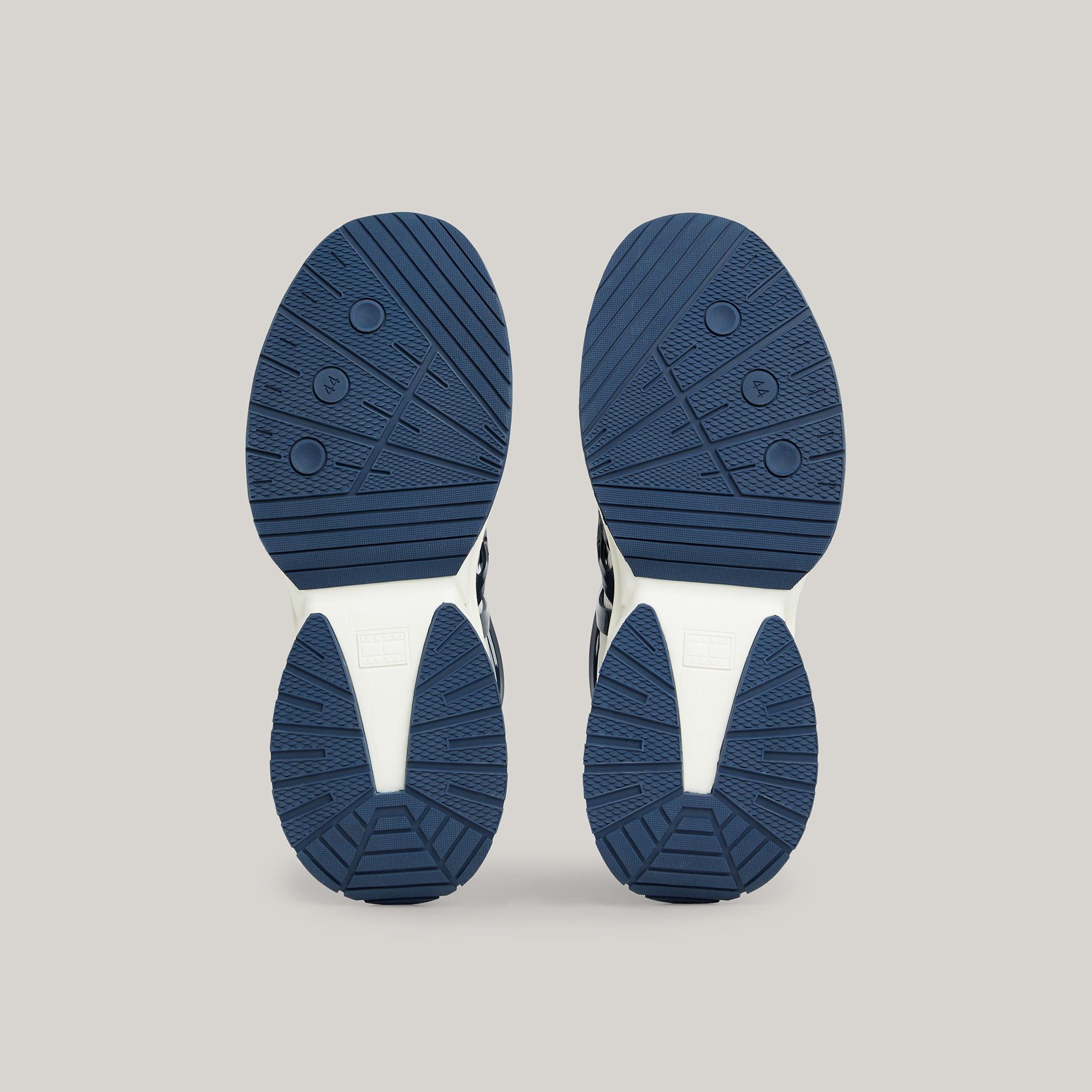 Tommy Jeans Outdoor Runner Erkek Mavi Spor Ayakkabı