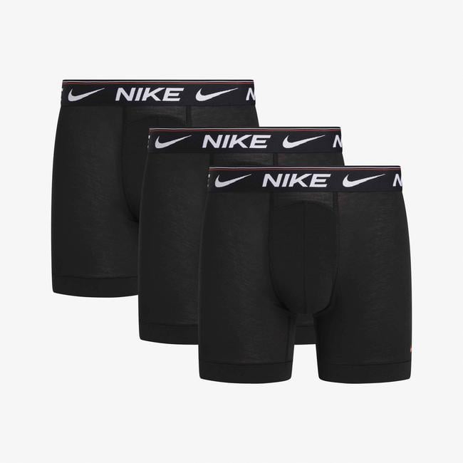  Nike Ultra Comfort 3'lü Erkek Siyah Boxer