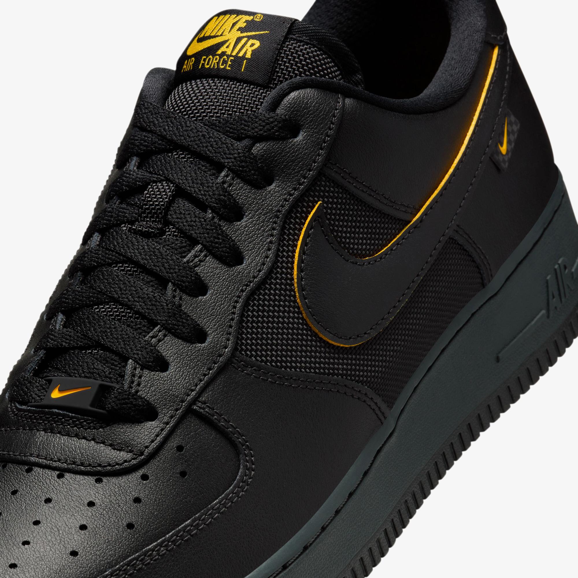 Nike Air Force 1 '07 Erkek Siyah Spor Ayakkabı