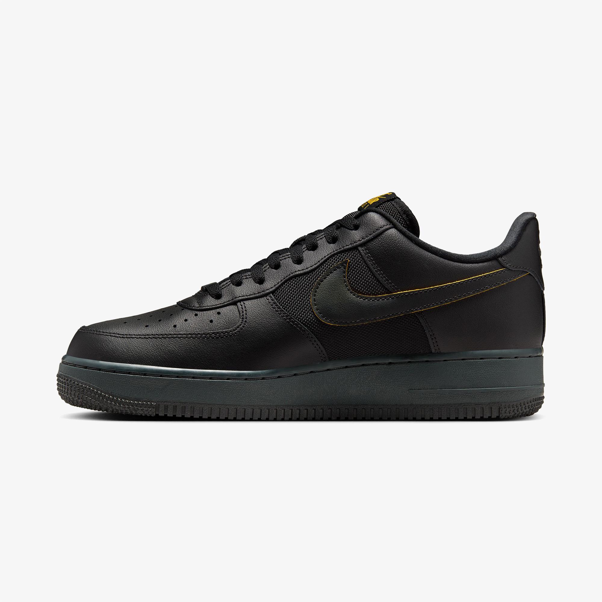 Nike Air Force 1 '07 Erkek Siyah Spor Ayakkabı