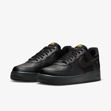  Nike Air Force 1 '07 Erkek Siyah Spor Ayakkabı