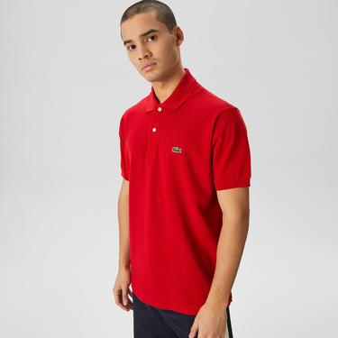  L.12.12 Erkek Classic Fit Kırmızı Polo