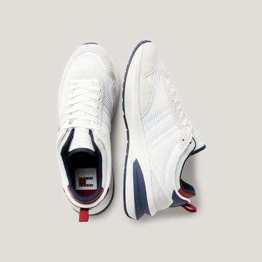  Tommy Jeans Runner Outsole Erkek Mavi-Beyaz Spor Ayakkabı