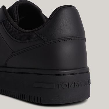  Tommy Jeans Retro Basket Erkek Siyah Sneaker