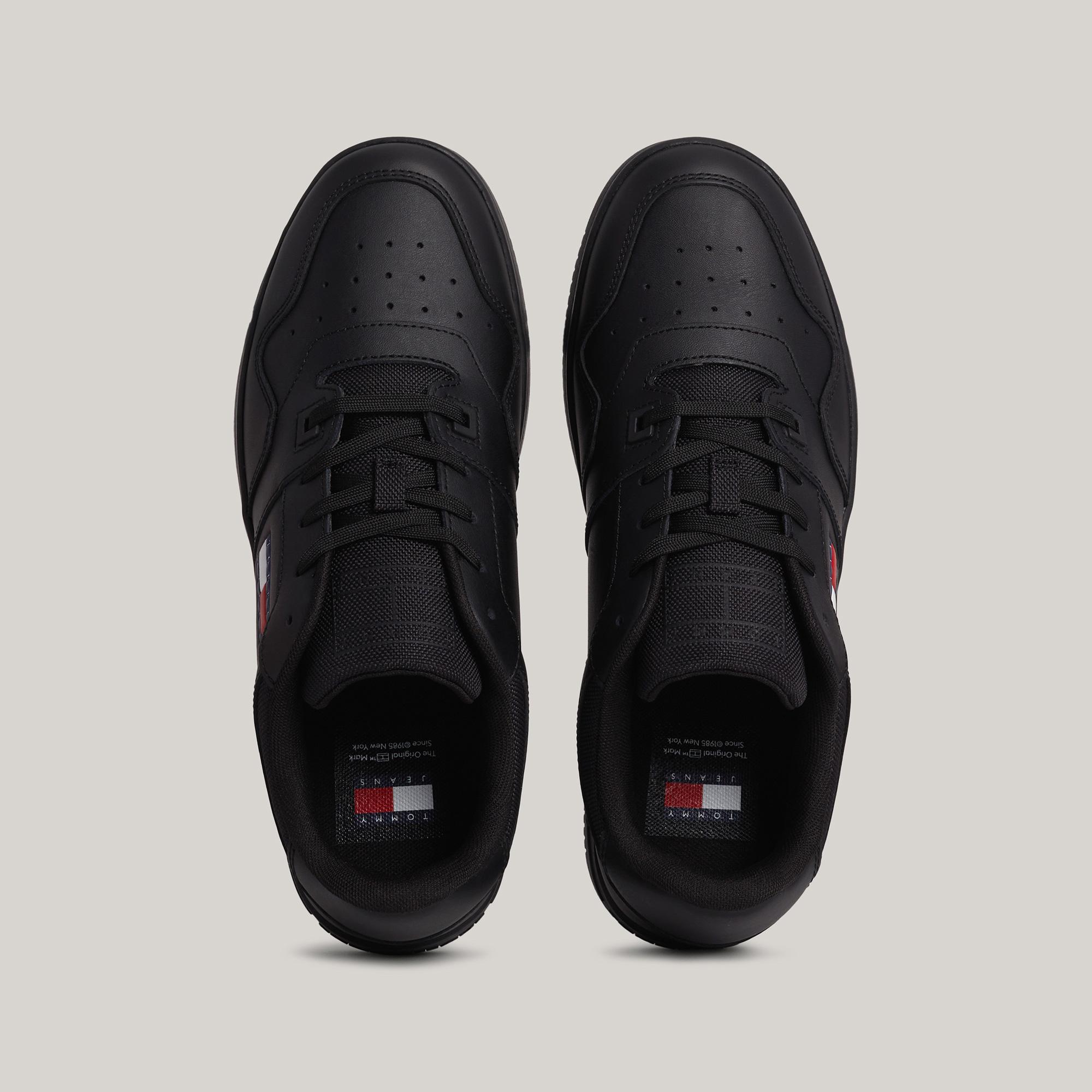 Tommy Jeans Retro Basket Erkek Siyah Sneaker