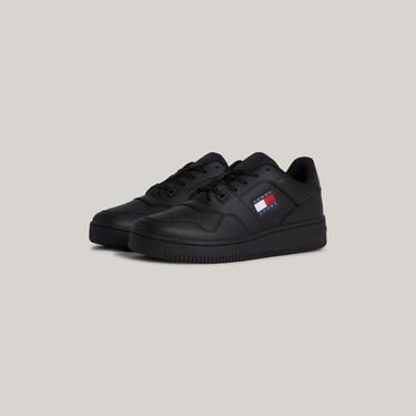  Tommy Jeans Retro Basket Erkek Siyah Sneaker
