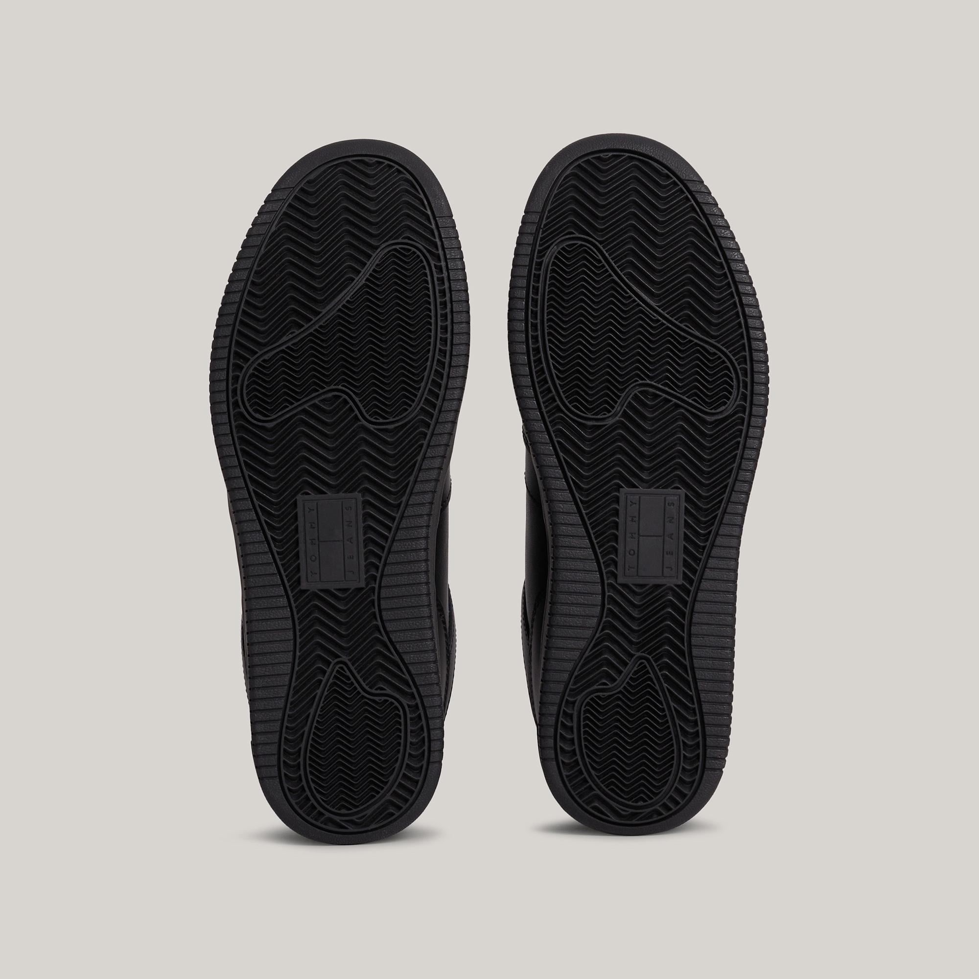 Tommy Jeans Retro Basket Erkek Siyah Sneaker