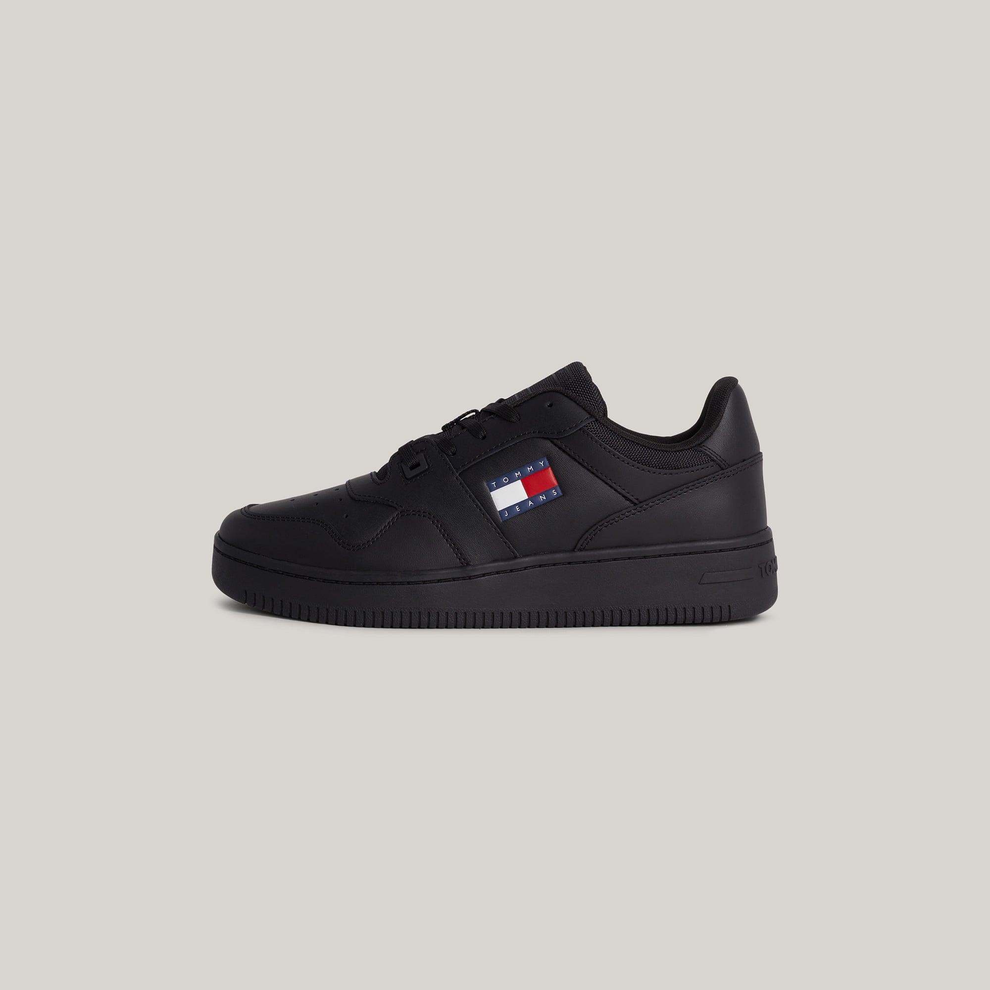 Tommy Jeans Retro Basket Erkek Siyah Sneaker - Görsel 3