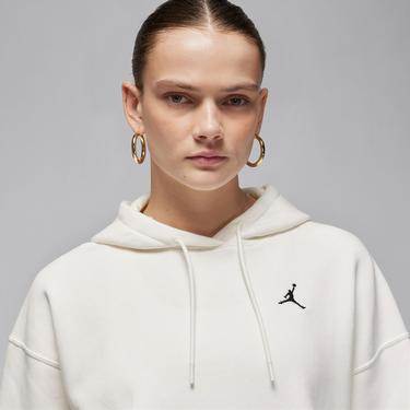  Jordan Brooklyn Fleece Kadın Krem Rengi Sweatshirt