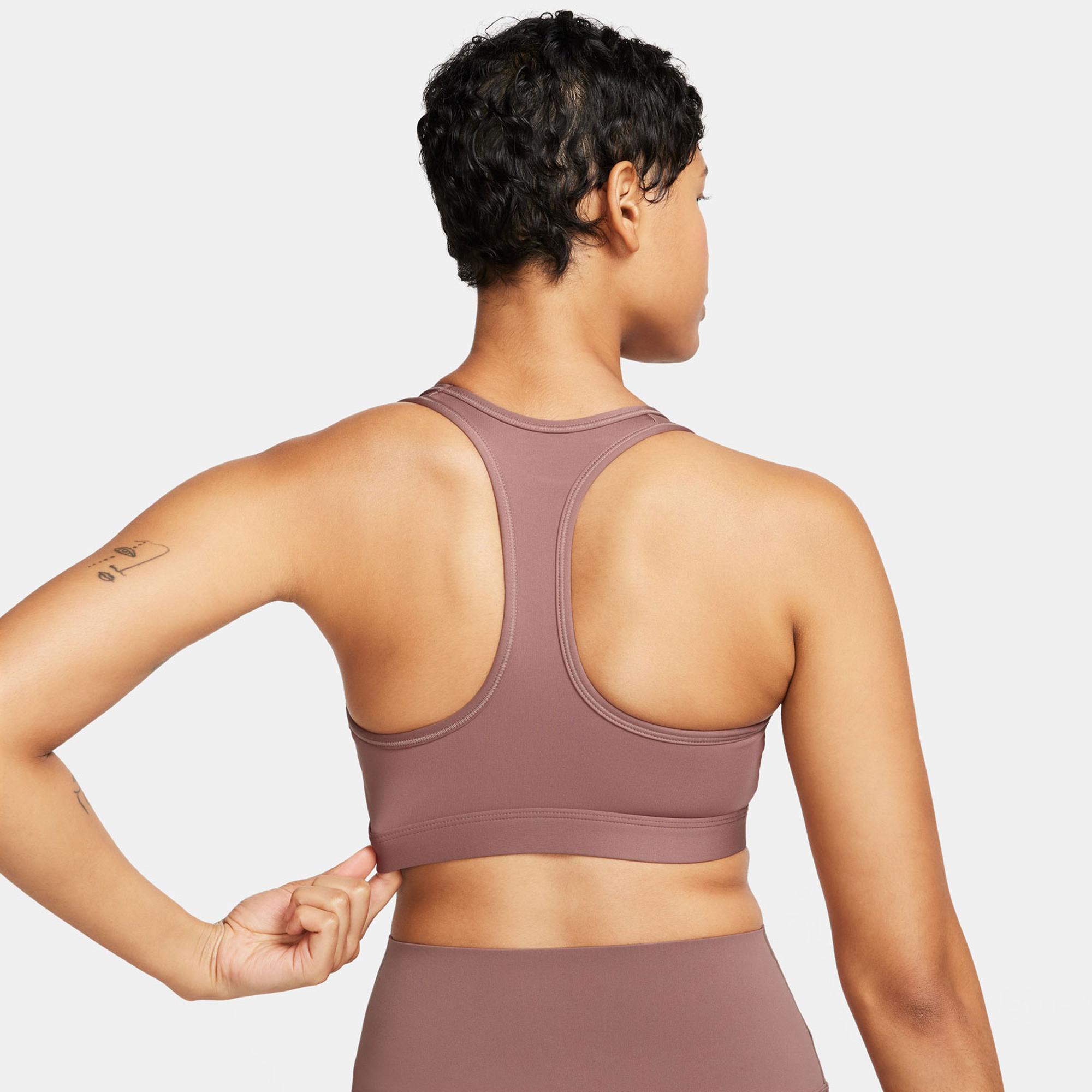 Nike Swoosh Medium Support Kadın Pembe Bra