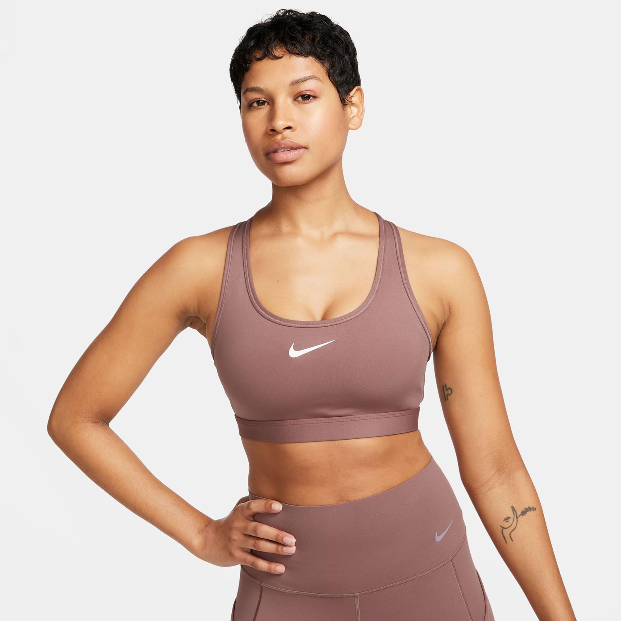 Nike Swoosh Medium Support Kadın Pembe Bra