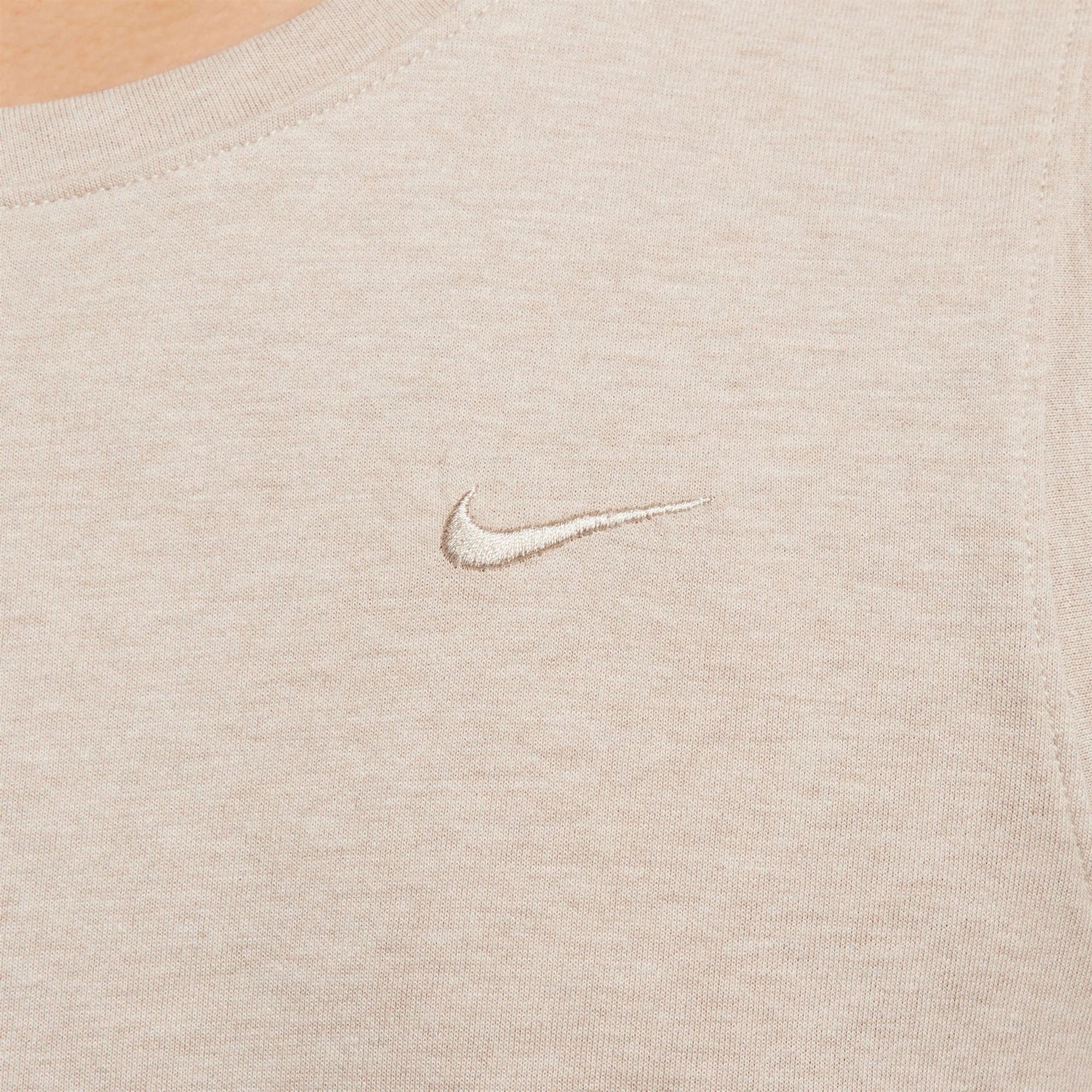 Nike Dri-Fit Primary Erkek Haki Kolsuz T-Shirt