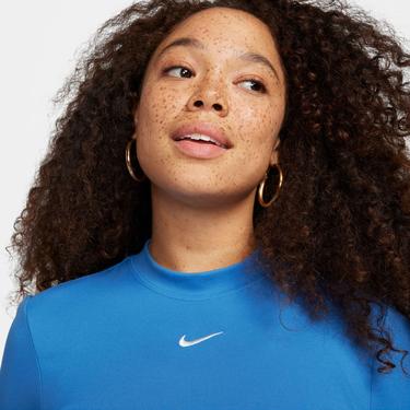  Nike Sportswear Essential Kadın Mavi Elbise