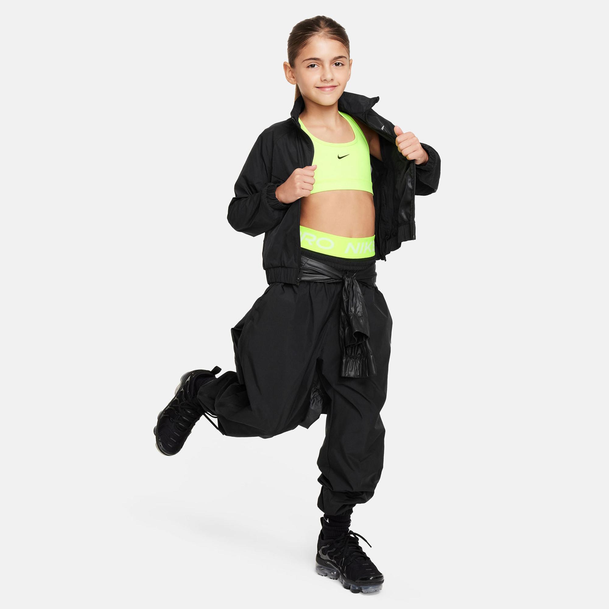 Nike Dri-Fit Swoosh Çocuk Sarı Bra