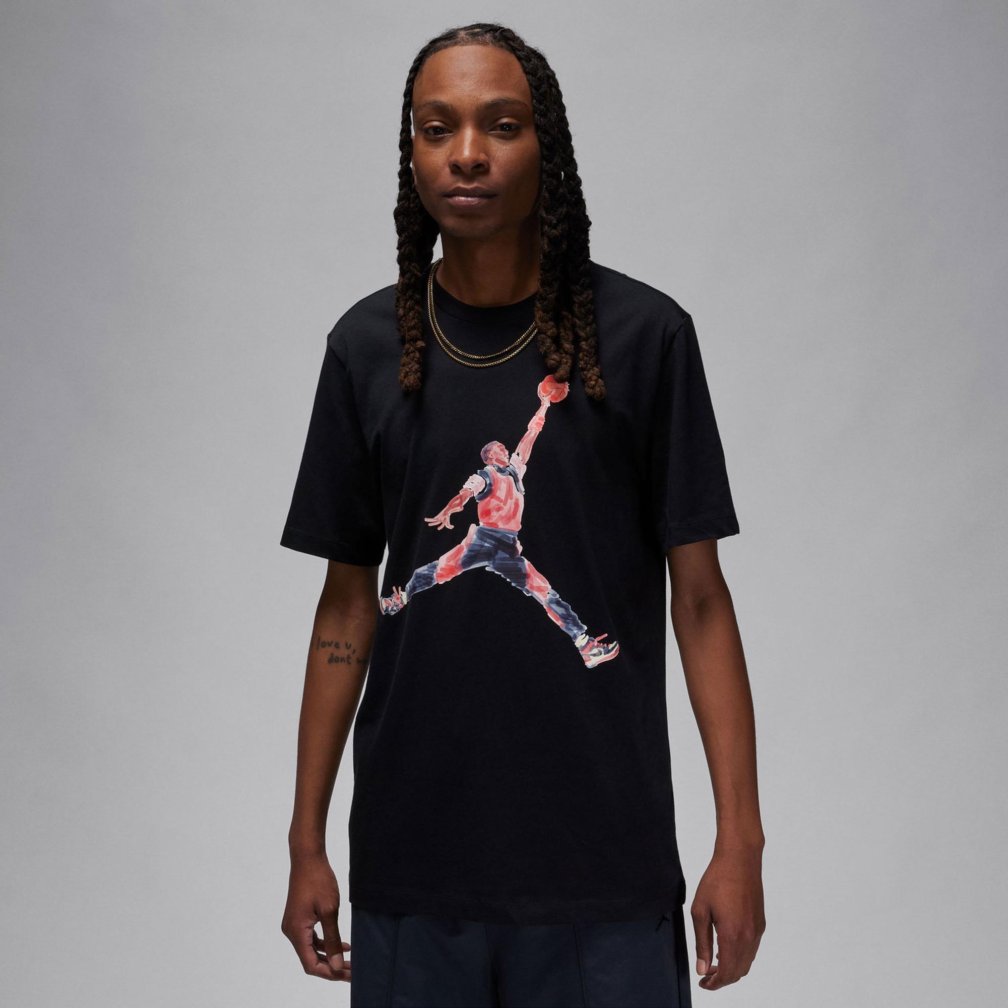Jordan Brand Erkek Siyah T-Shirt