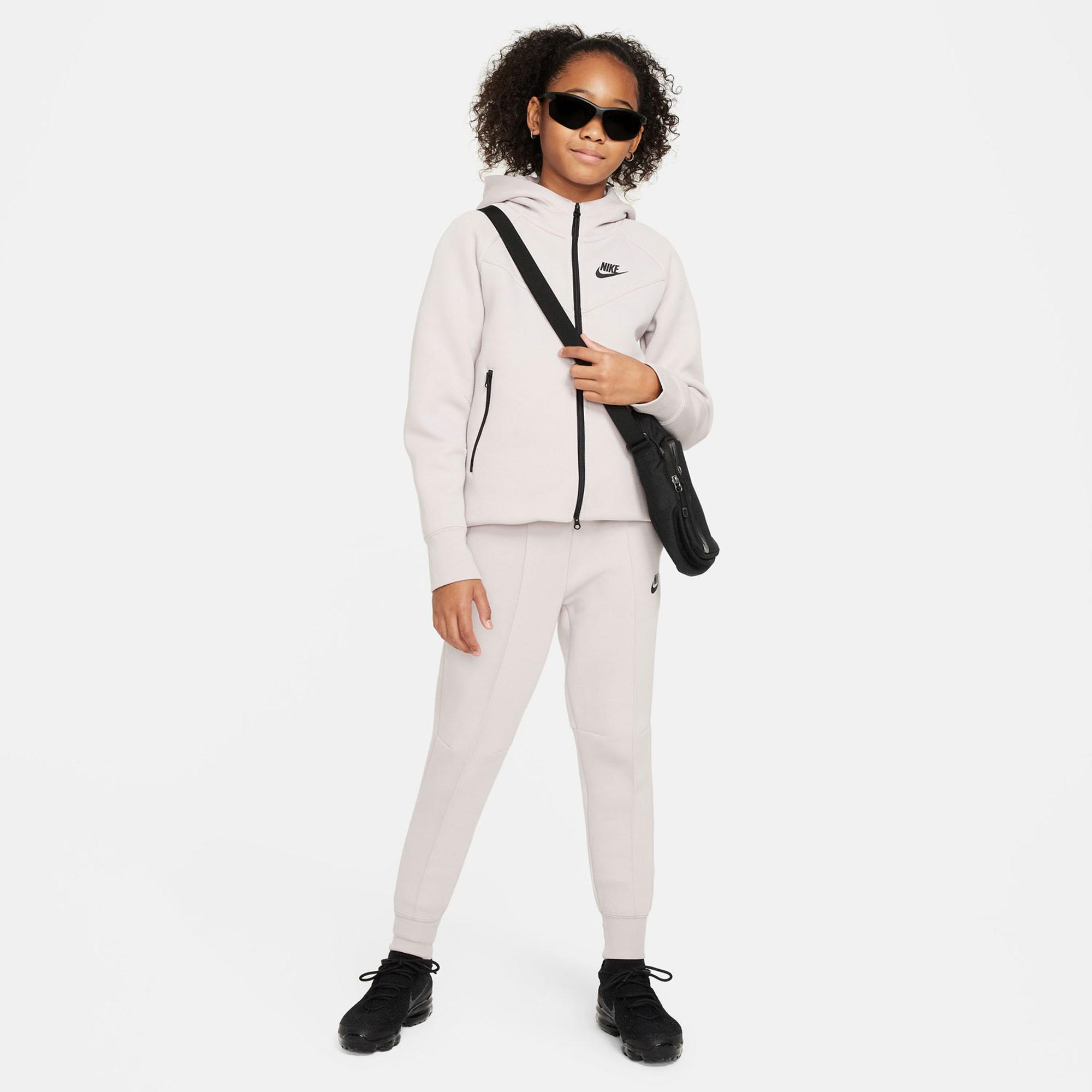 Nike Sportswear Tech Fleece Çocuk Lila Sweatshirt