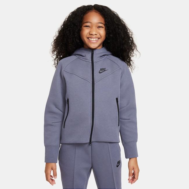  Nike Sportswear Tech Fleece Çocuk Gri Sweatshirt