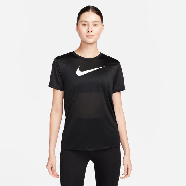  Nike Dri-Fit Graphic Kadın Siyah T-Shirt