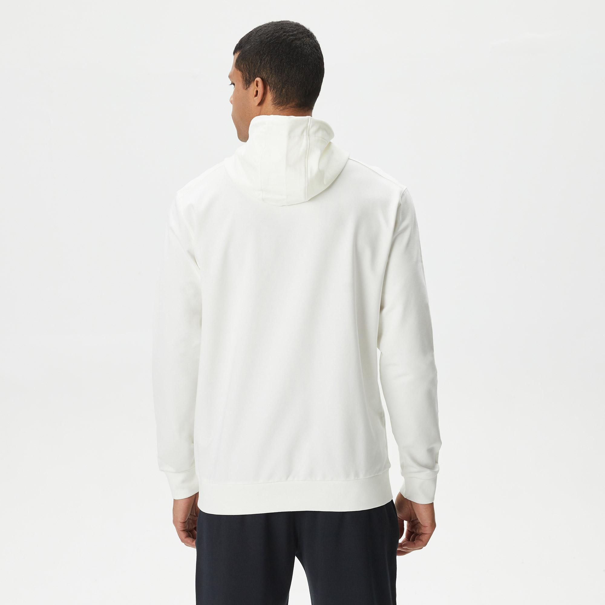 Nautica Erkek Beyaz Standart Fit Sweatshirt