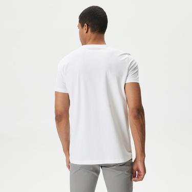  Nautica Erkek Beyaz Standart Fit T-Shirt