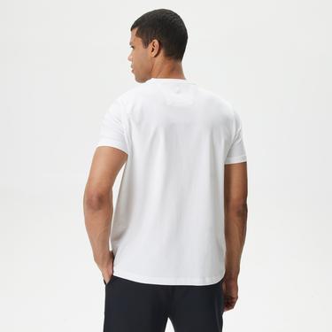  Nautica Erkek Beyaz Standart Fit T-Shirt