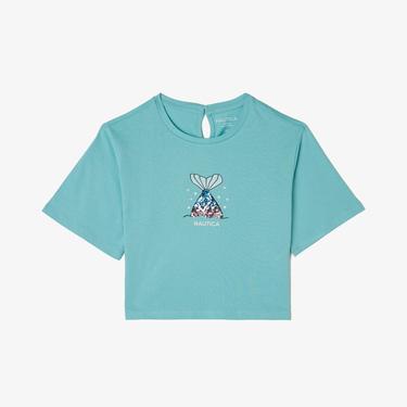  Nautica Kız Çocuk Mavi Relaxed Fit T-Shirt