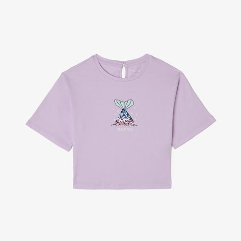  Nautica Kız Çocuk Mor Relaxed Fit T-Shirt