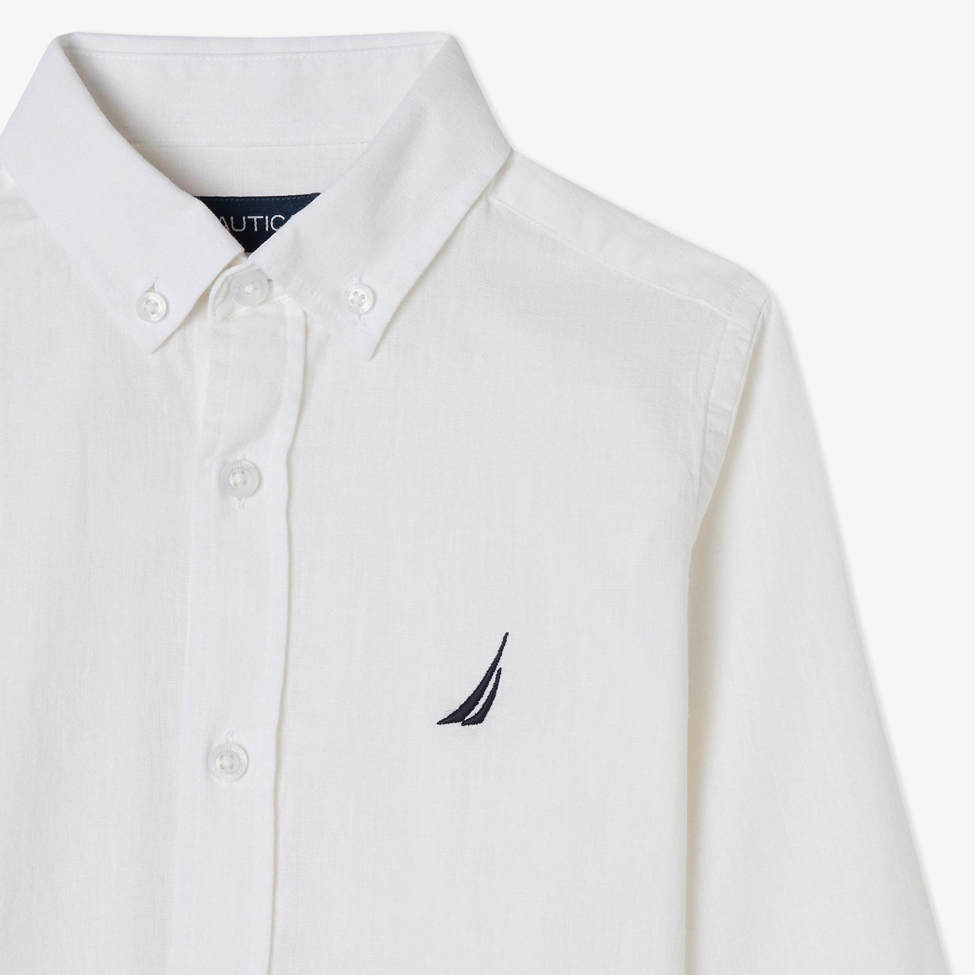 Nautica Erkek Çocuk Beyaz Gömlek