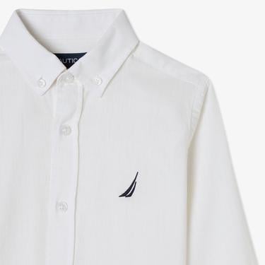  Nautica Erkek Çocuk Beyaz Gömlek