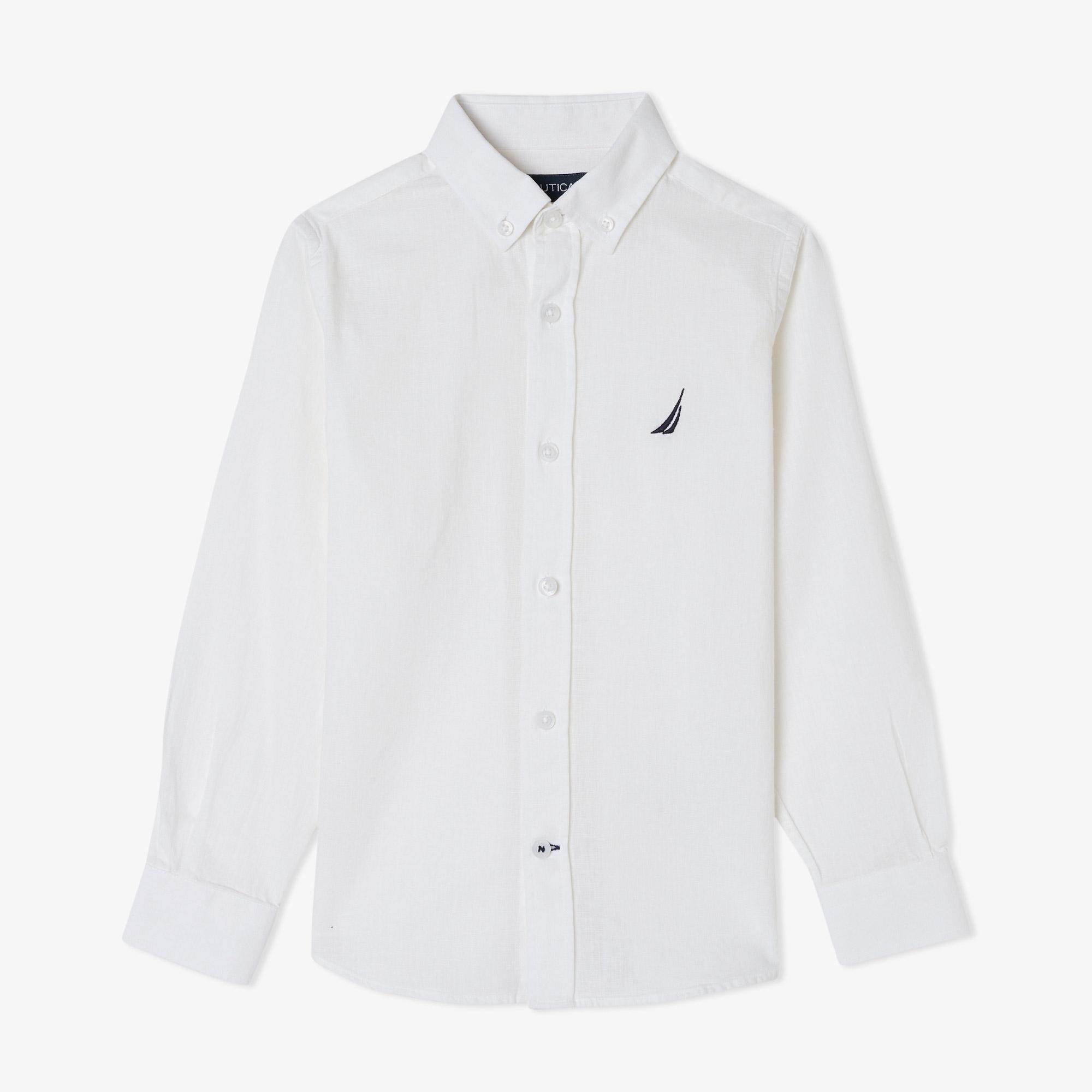 Nautica Erkek Çocuk Beyaz Gömlek