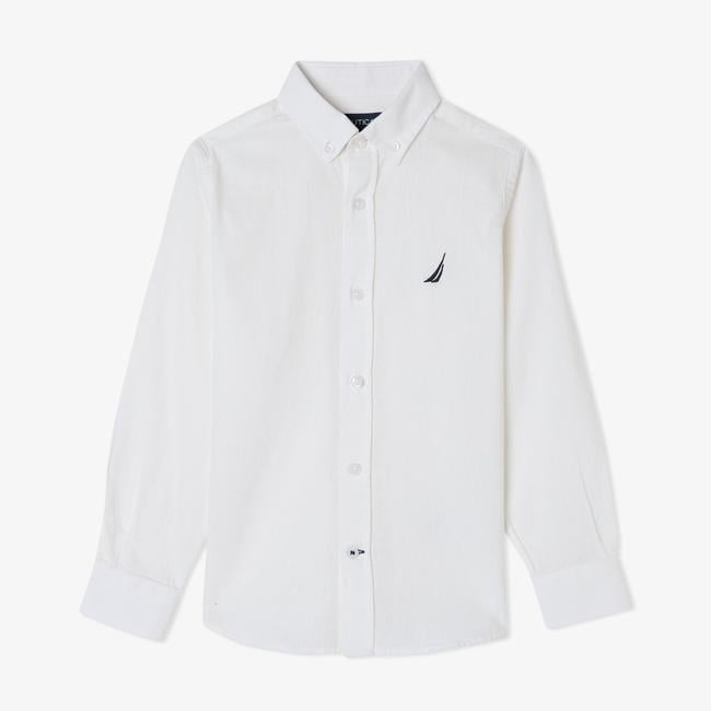  Nautica Erkek Çocuk Beyaz Gömlek
