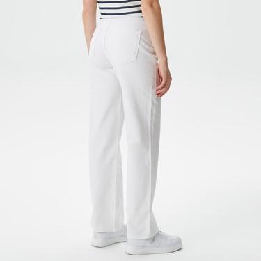  Nautica Kadın Beyaz Relaxed Fit Jean