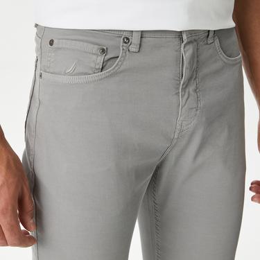  Nautica Erkek Gri Slim Fit Pantolon