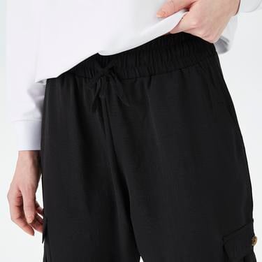  Nautica Kadın Siyah Relaxed Fit Pantolon