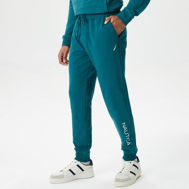  Nautica Erkek Yeşil Standart Fit Eşofman Altı