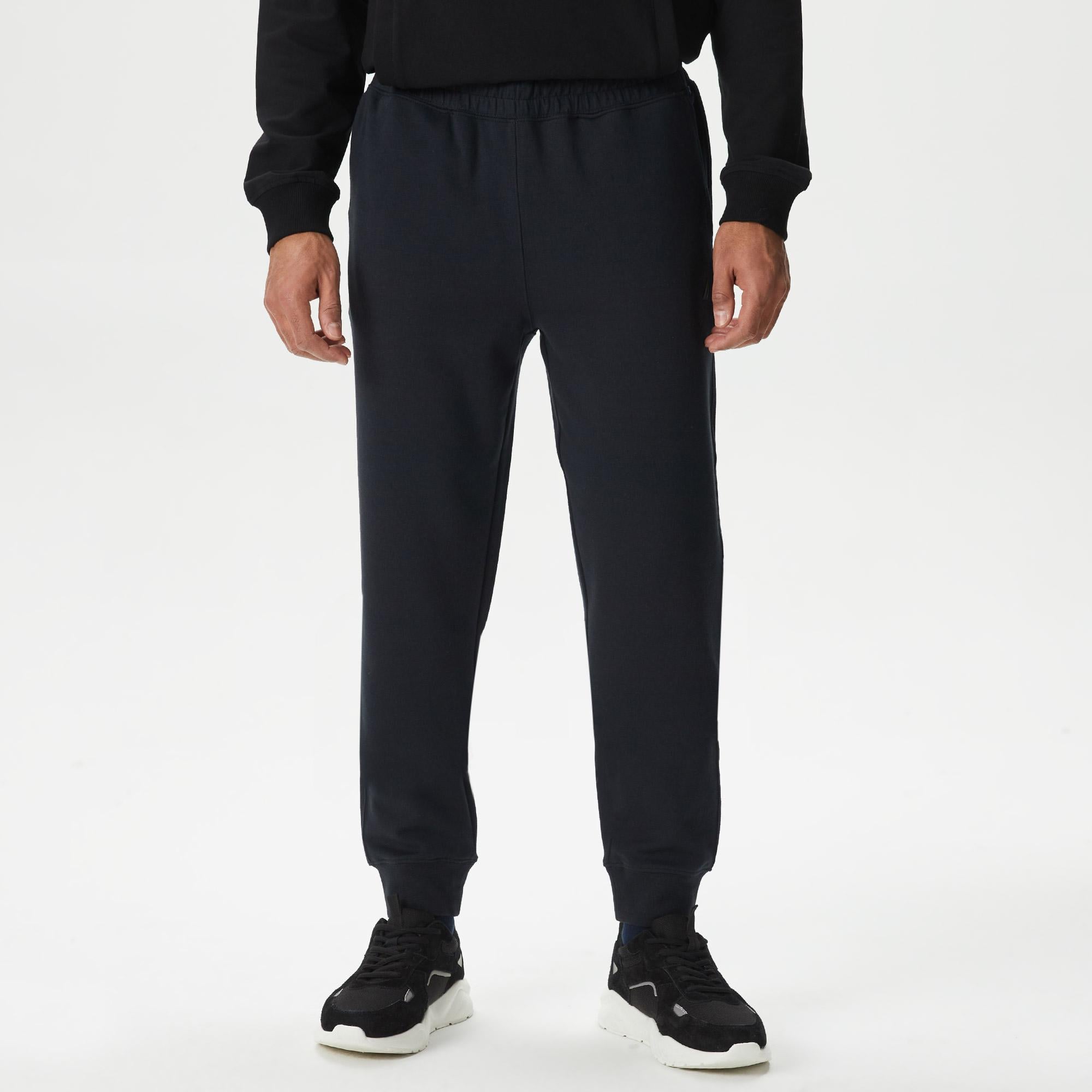 Nautica Erkek Siyah Standart Fit Eşofman Altı