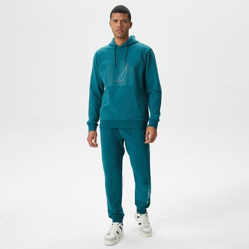  Nautica Erkek Yeşil Standart Fit Eşofman Altı