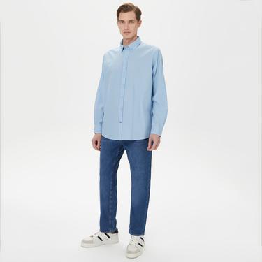  Nautica Erkek Mavi Classic Fit Gömlek