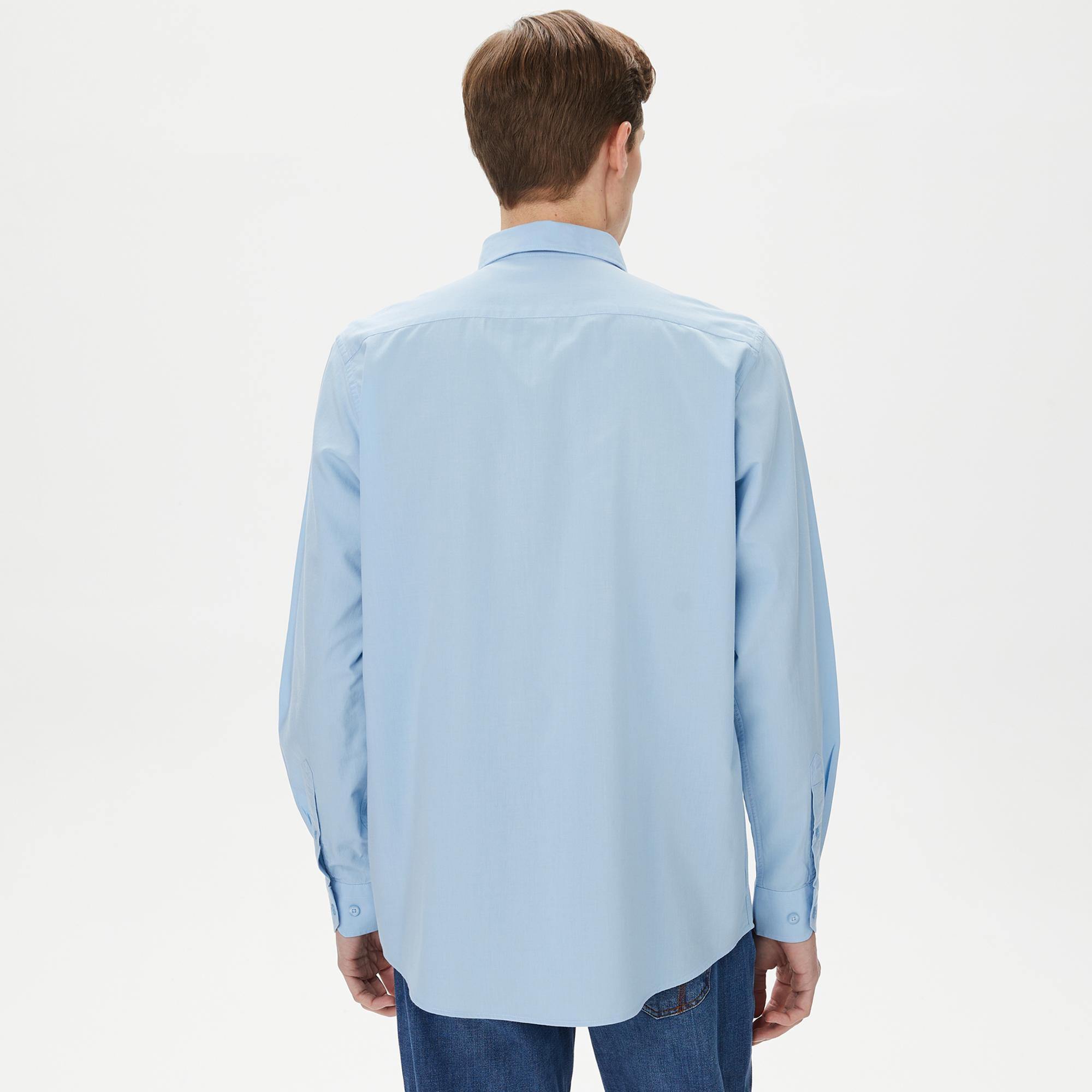 Nautica Erkek Mavi Classic Fit Gömlek