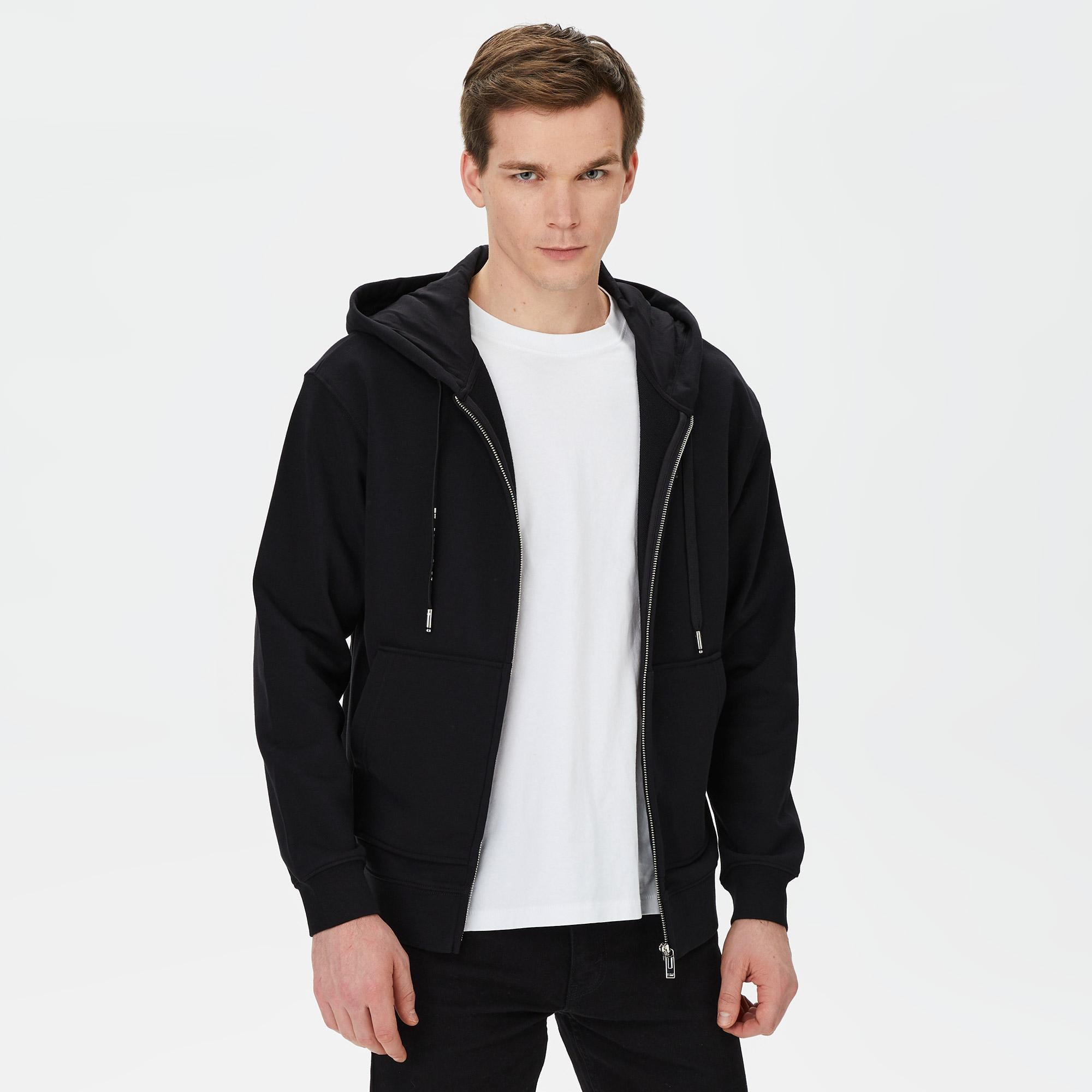 Sportempt Lifestyle Erkek Siyah Sweatshirt