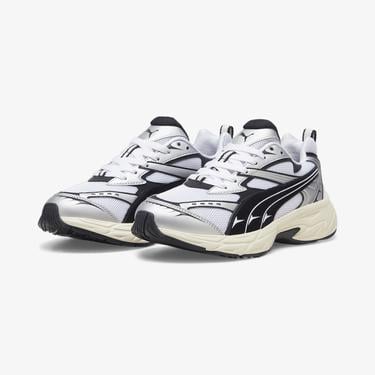  Puma Morphic Retro Unisex Siyah/Beyaz Spor Ayakkabı