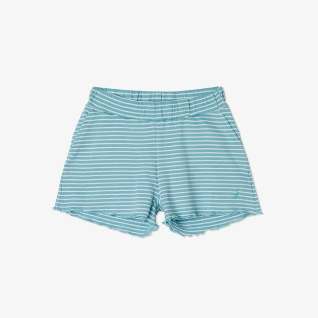  Nautica Kız Çocuk Mavi Relaxed Fit Çizgili Şort