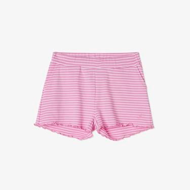  Nautica Kız Çocuk Pembe Relaxed Fit Çizgili Şort