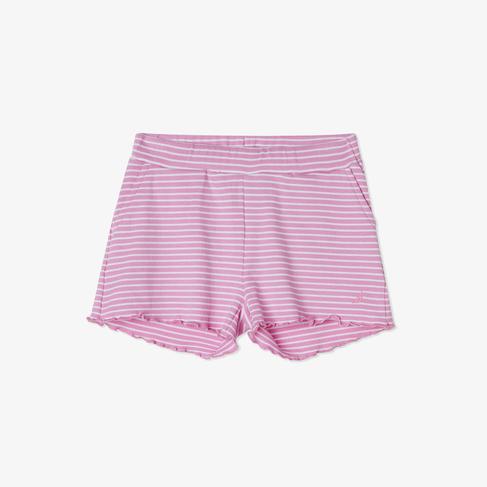  Nautica Kız Çocuk Pembe Relaxed Fit Çizgili Şort