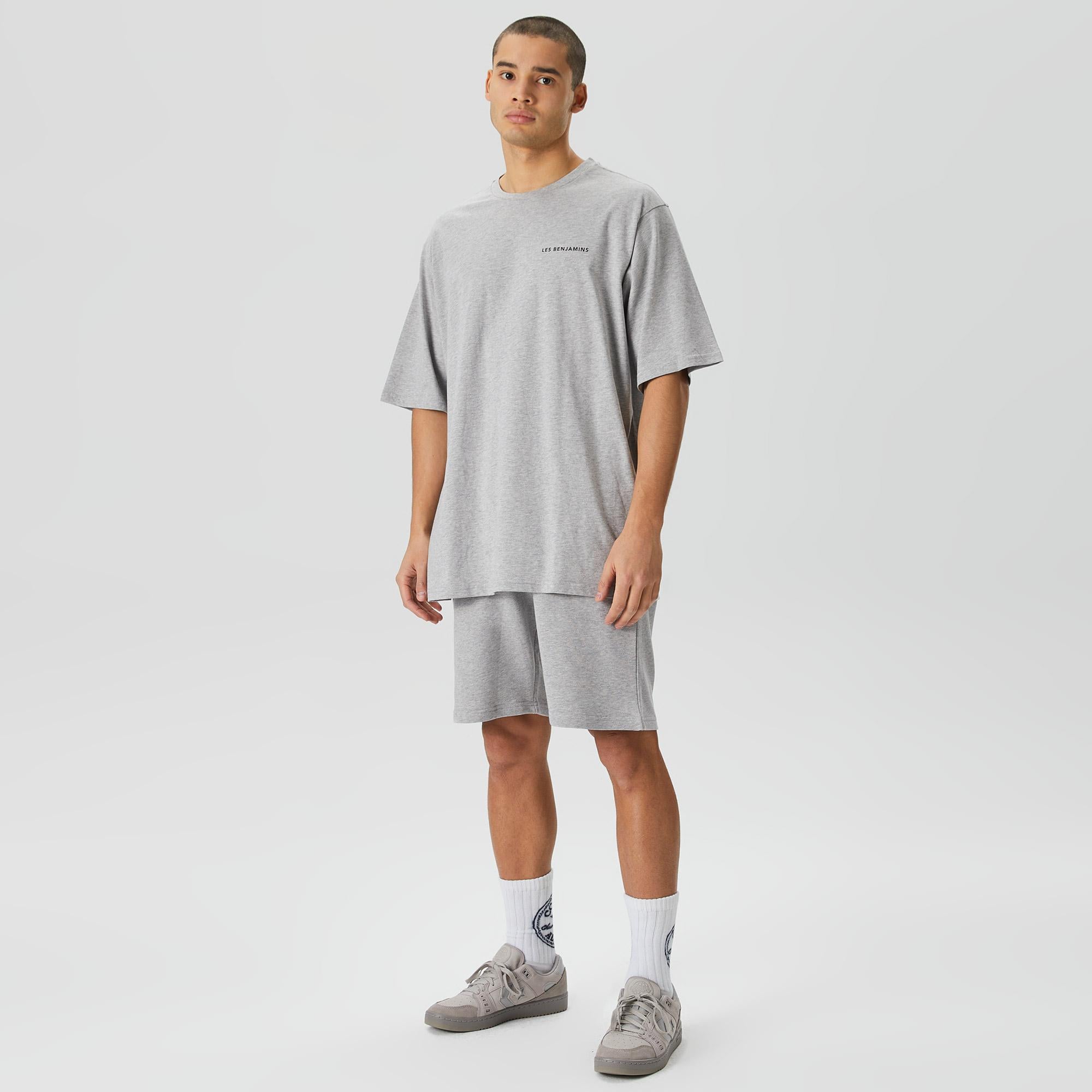 Les Benjamins Core Erkek Gri T-Shirt