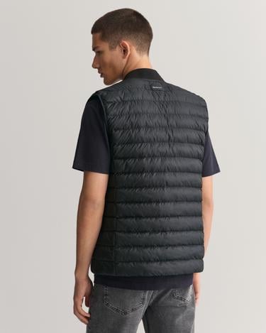  GANT Erkek Siyah Hakim Yaka Kapitone Yelek