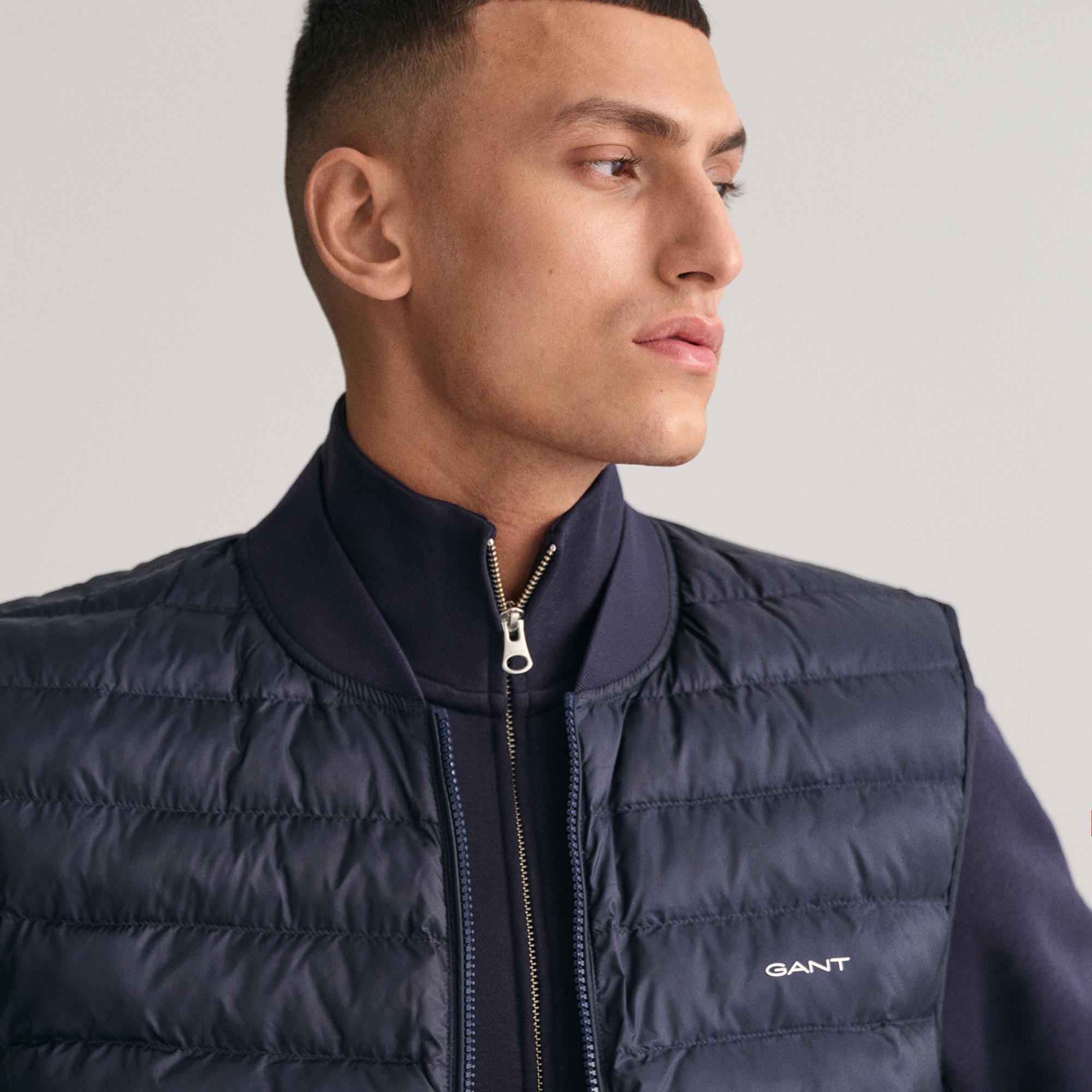 GANT Erkek Lacivert Hakim Yaka Kapitone Yelek