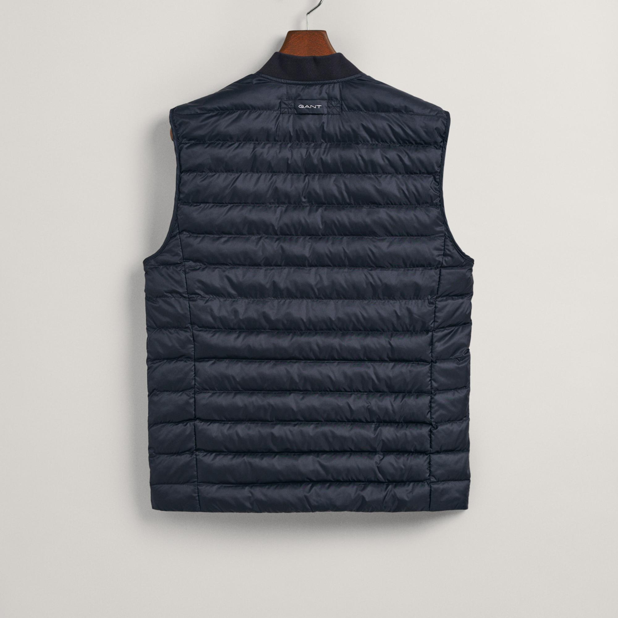 GANT Erkek Lacivert Hakim Yaka Kapitone Yelek